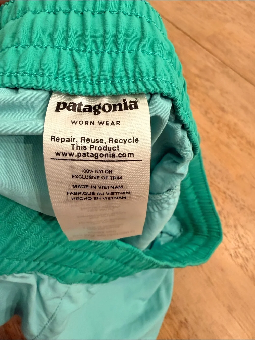 Patagonia light aqua